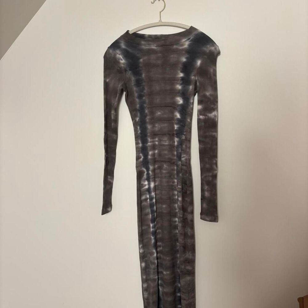 Young-fabulous-broke Women's Grey and Black Dress